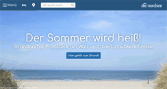 Desktop Screenshot of die-nordsee.de